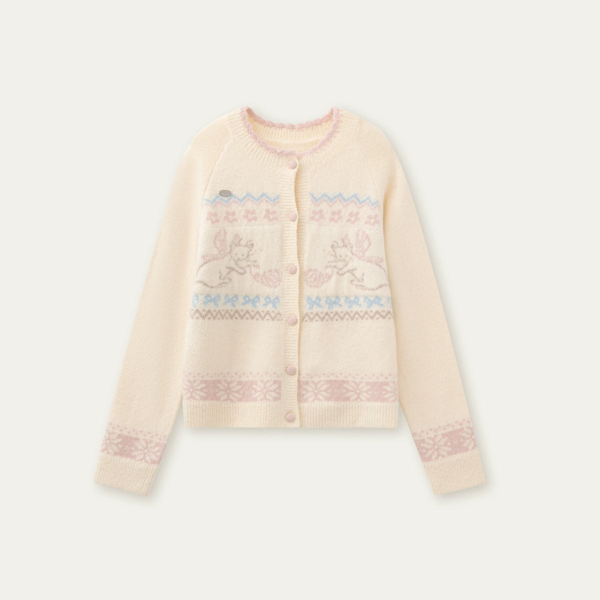 Vintage Fair Island Knitted Sweater Set-Up