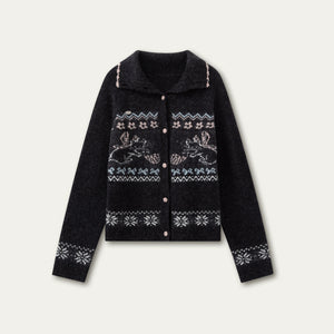 Vintage Fair Island Knitted Sweater Set-Up