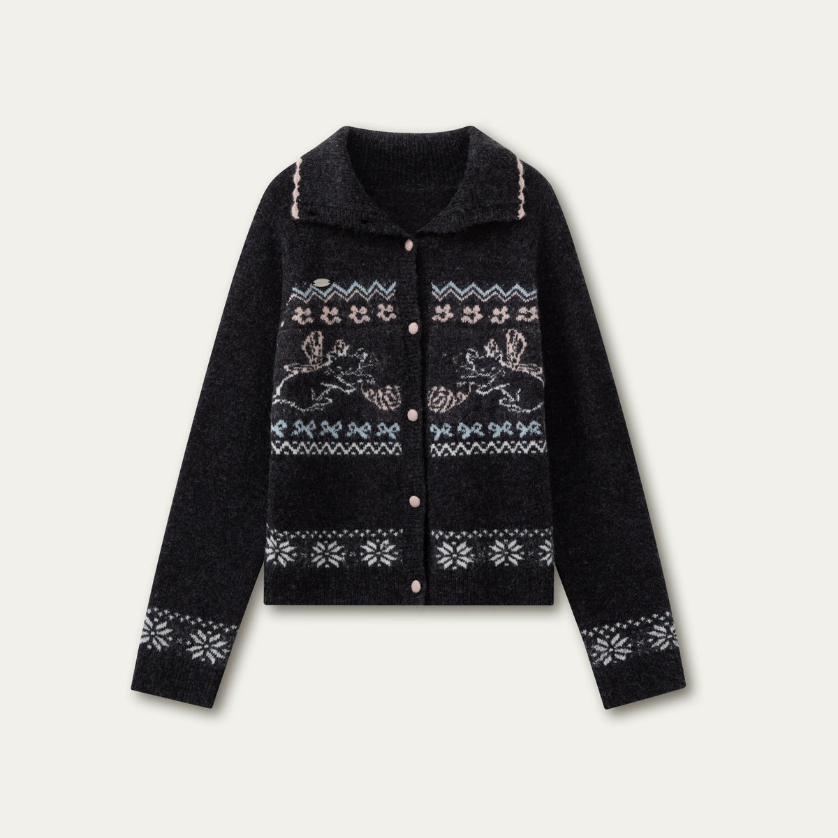 Vintage Fair Island Knitted Sweater Set-Up