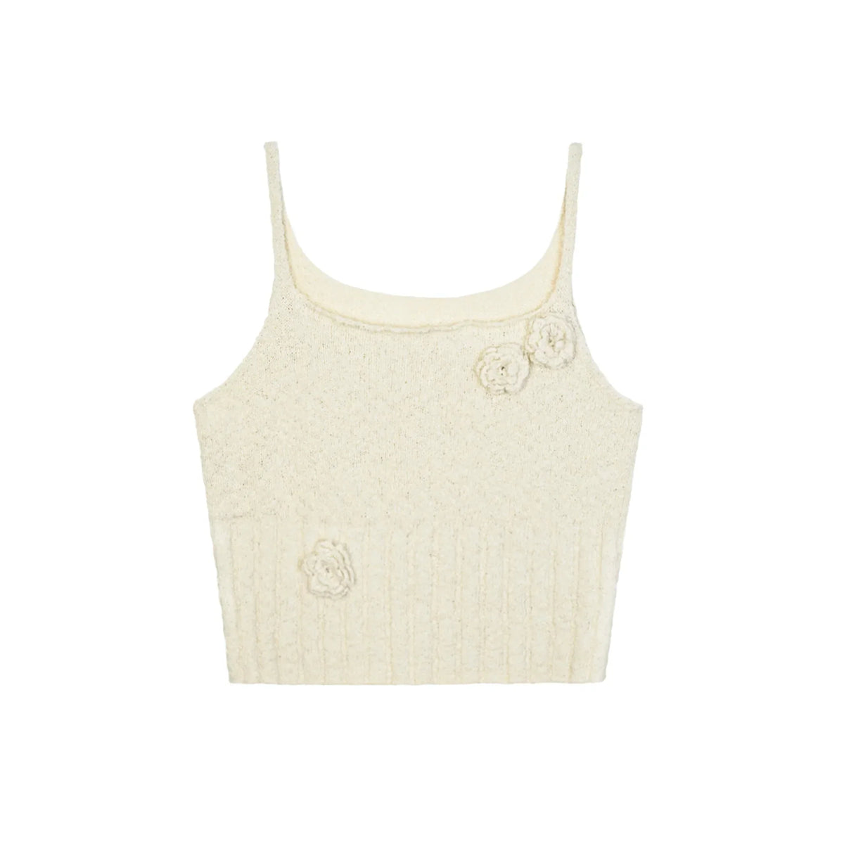 Vintage French Crochet Vest Top