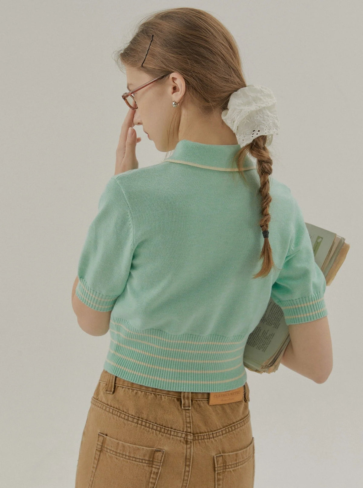 Vintage French Thin Sweater Top