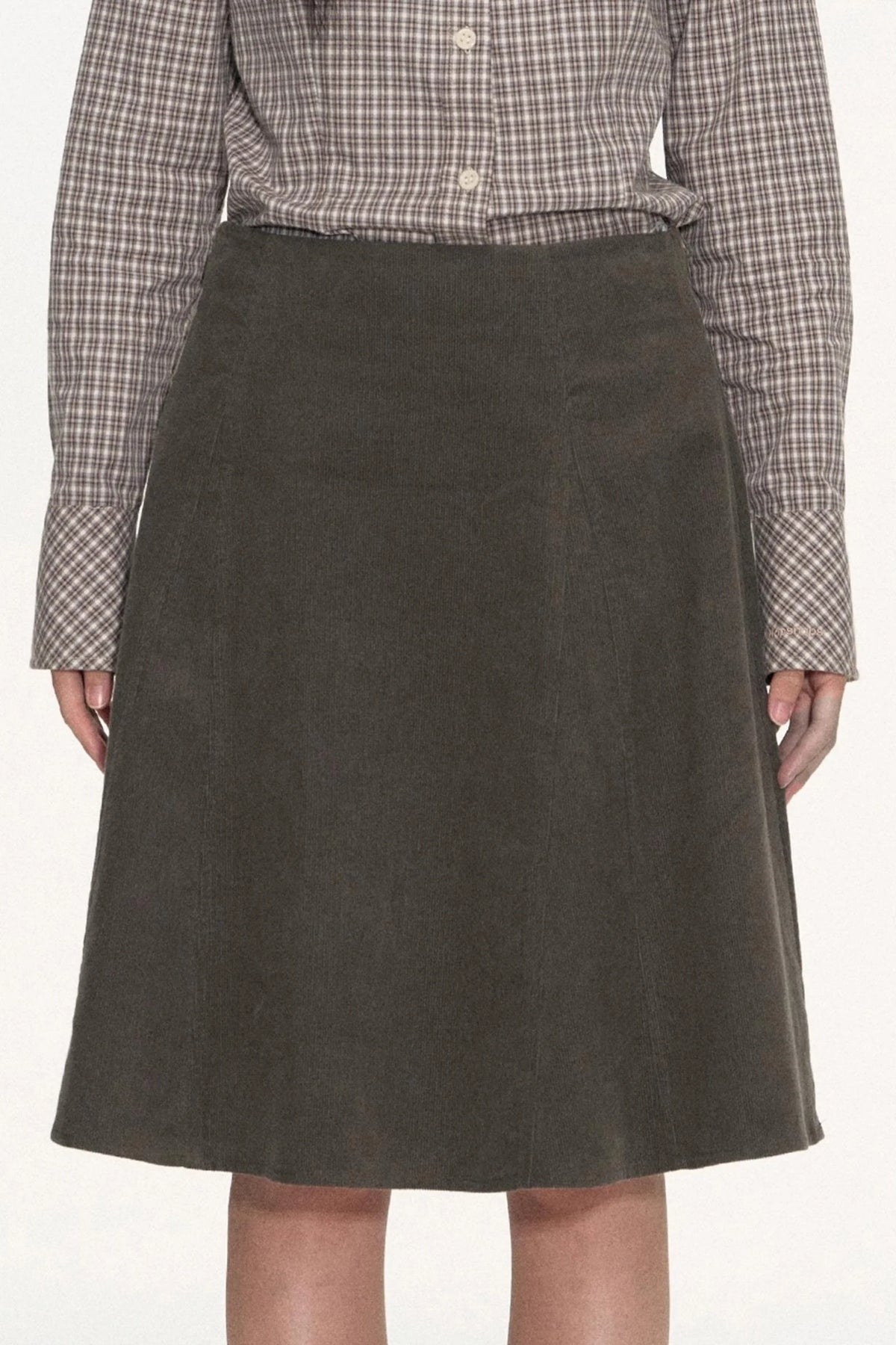 Vintage Fur Collar Jacket With Skirt Set-Up