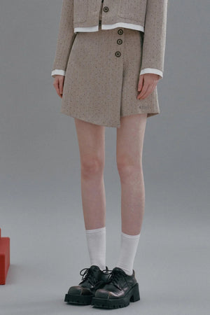 Vintage Girly Irregular Skirt