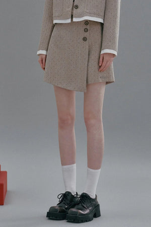Vintage Girly Irregular Skirt