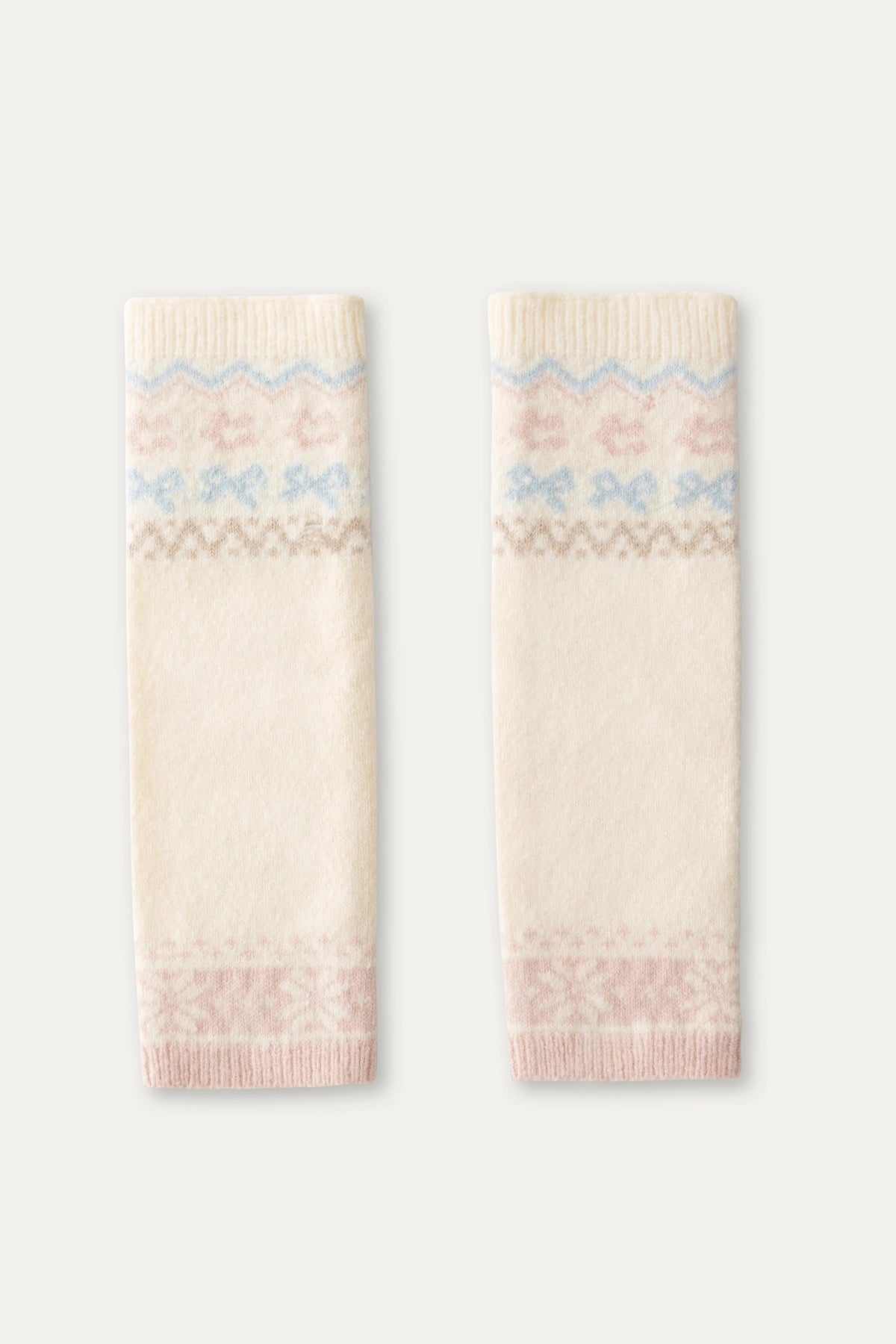 Vintage Grey Knitted Leg Cover