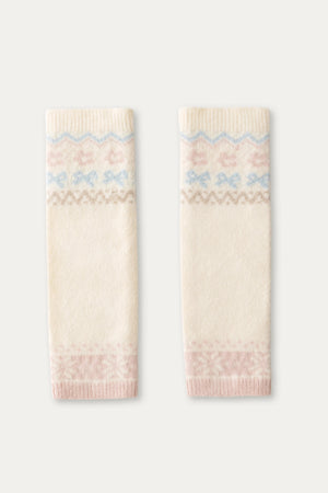 Vintage Grey Knitted Leg Cover