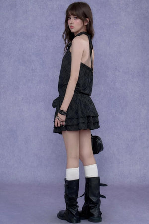Vintage Halter Neck Dress