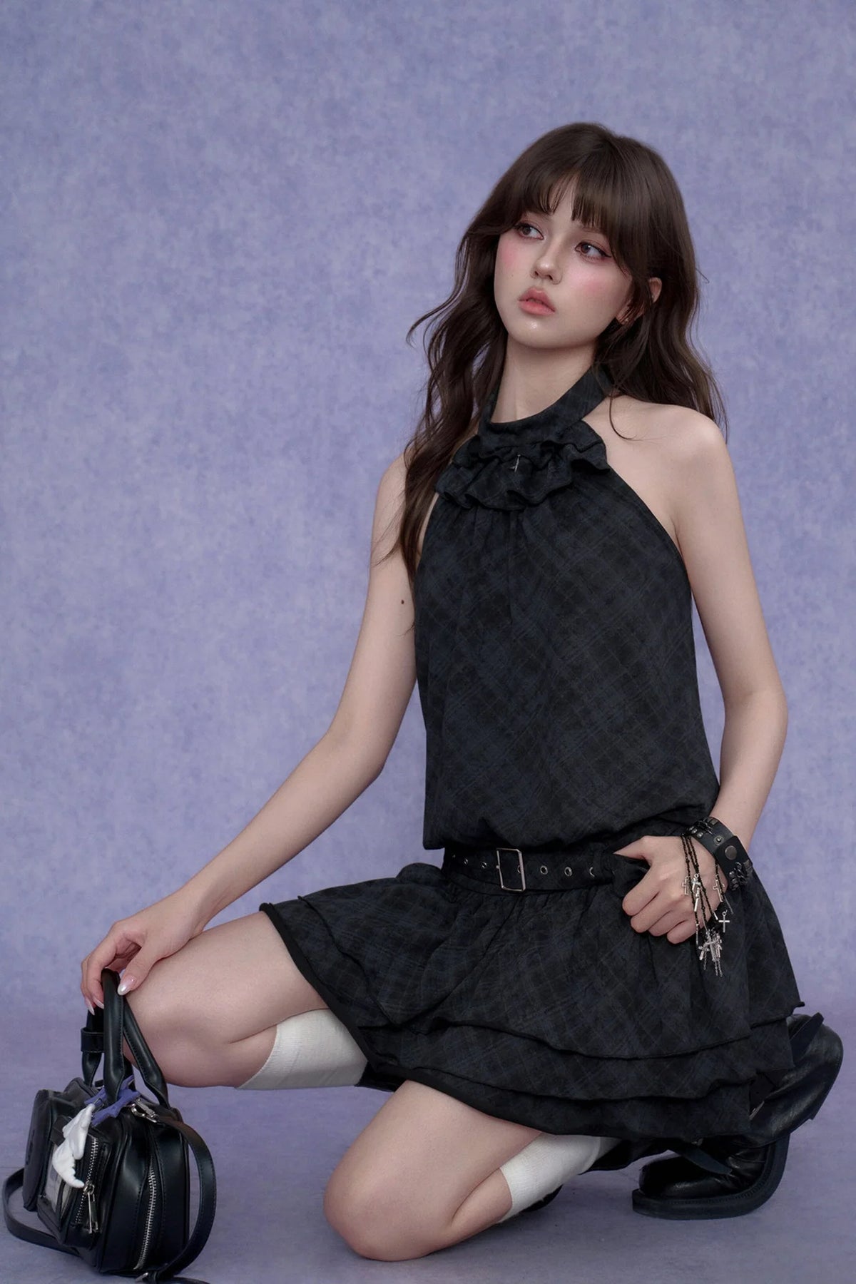 Vintage Halter Neck Dress