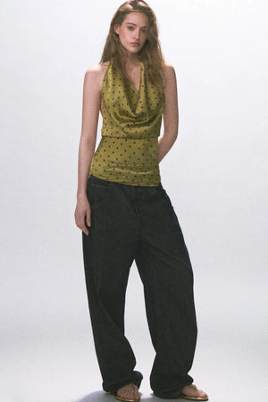 Vintage Halter Neck Tank Top