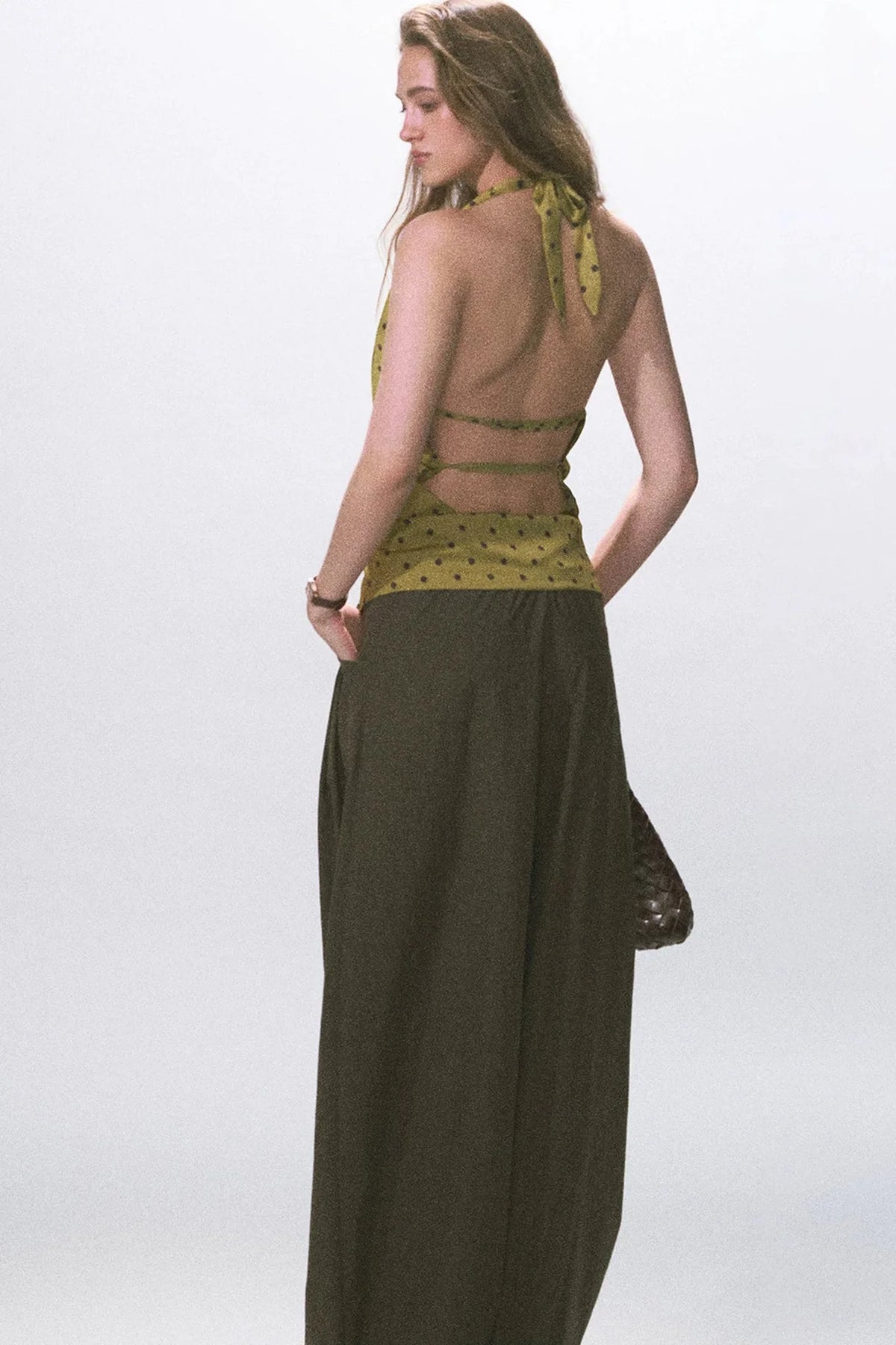 Vintage Halter Neck Tank Top