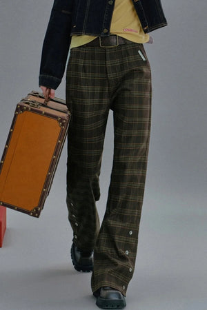 Vintage Hazelnut Mocha Flare Pants
