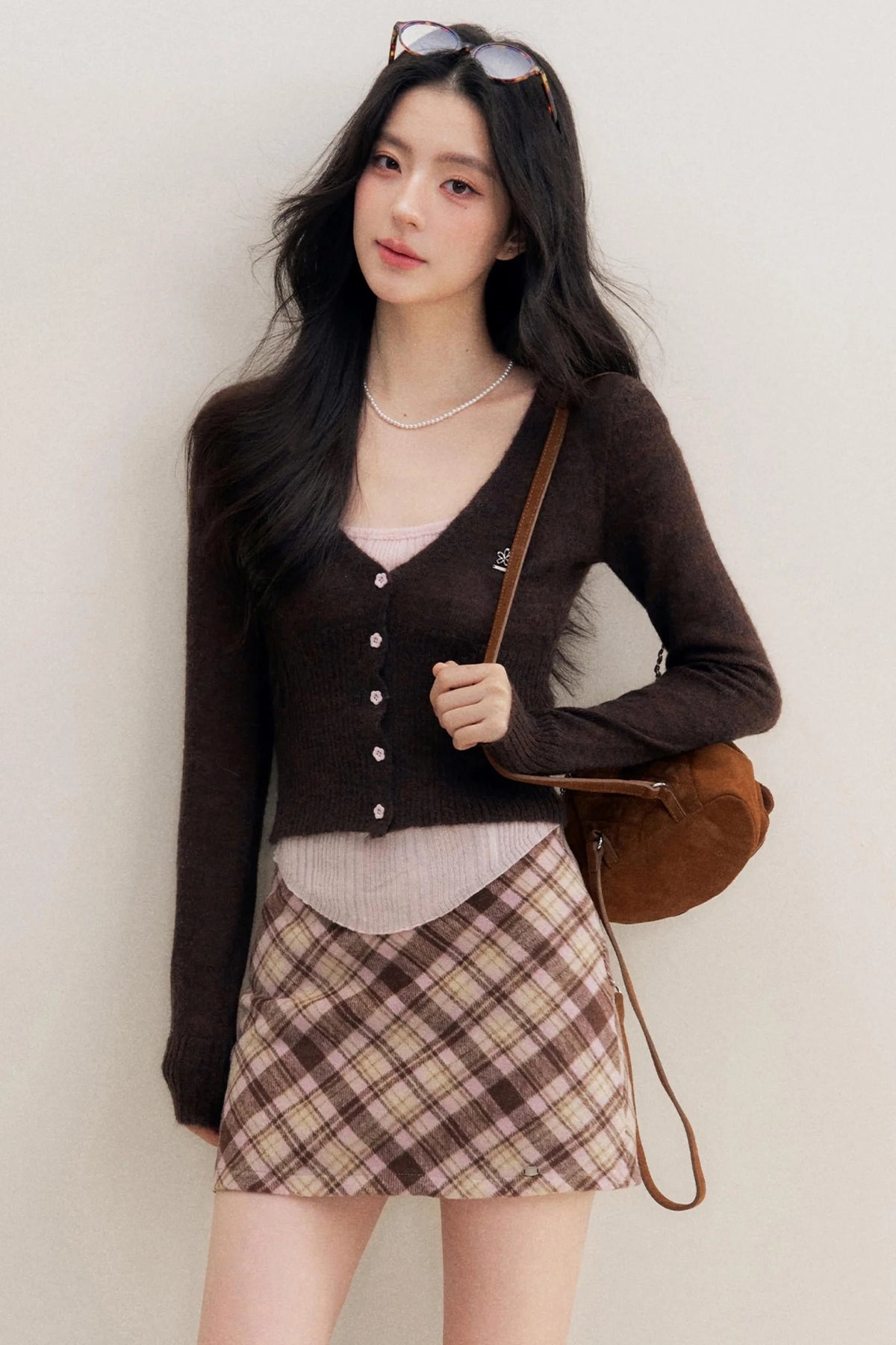 Vintage High-Waisted A-Line Skirt