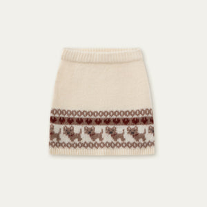 Vintage Knit College Style Sweater Set-Up