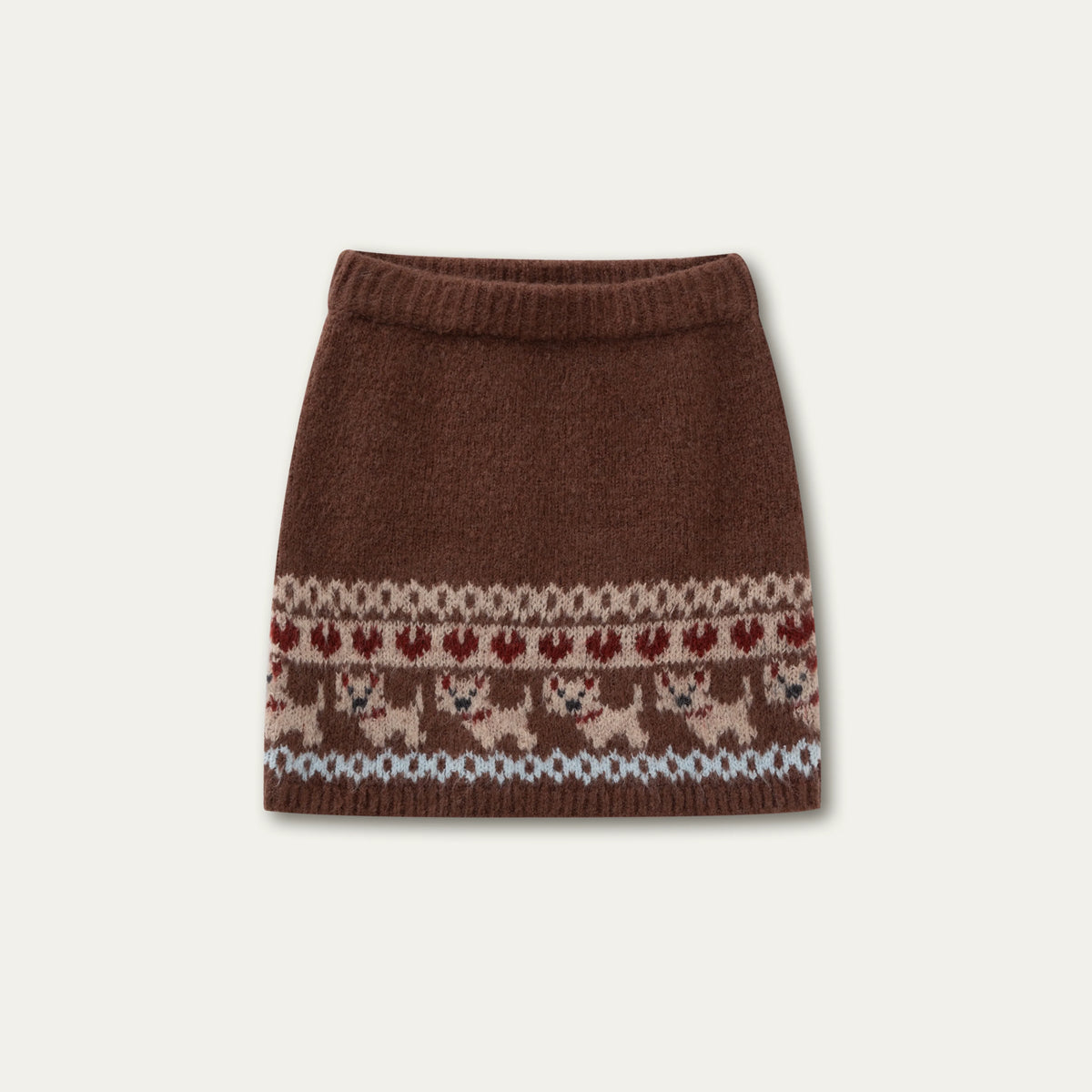 Vintage Knit College Style Sweater Set-Up
