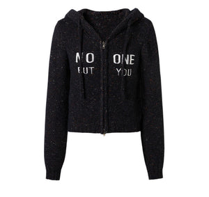 Vintage Knit Hooded Sweater