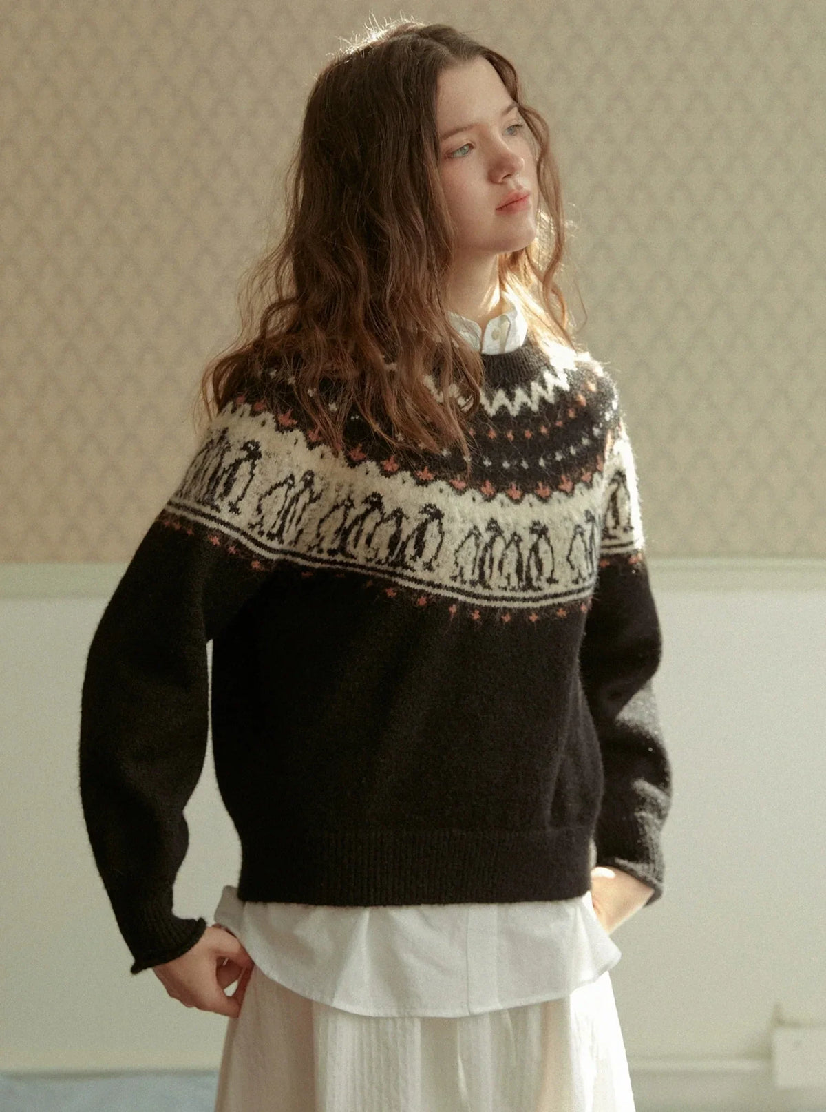 VINTAGE KNIT PULLOVER TOPS