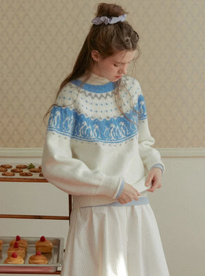 VINTAGE KNIT PULLOVER TOPS