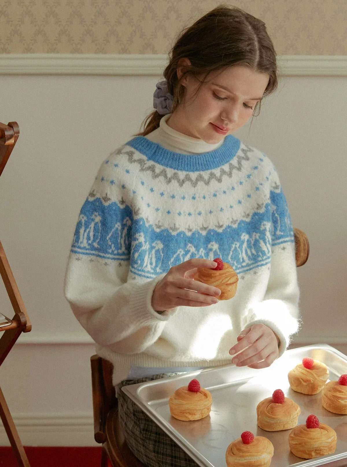 VINTAGE KNIT PULLOVER TOPS