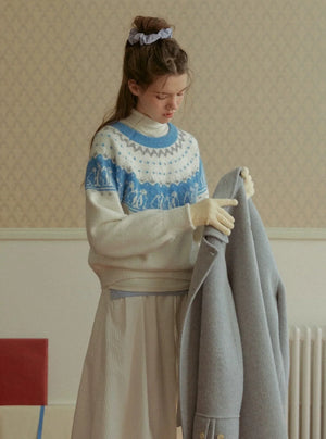 VINTAGE KNIT PULLOVER TOPS