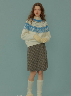 VINTAGE KNIT PULLOVER TOPS