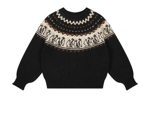 VINTAGE KNIT PULLOVER TOPS