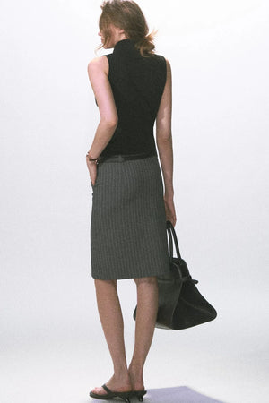 Vintage Knitted Scoop Neck Top
