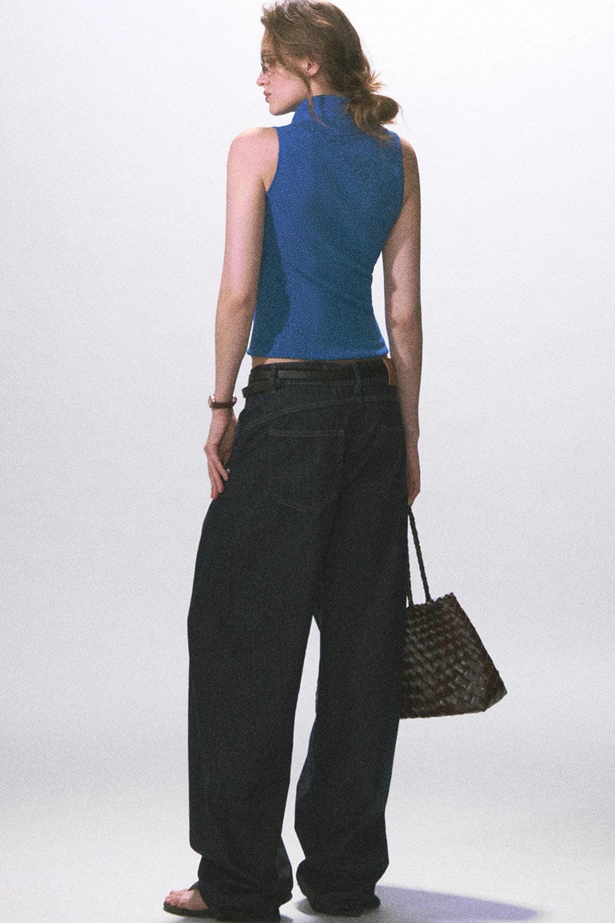 Vintage Knitted Scoop Neck Top