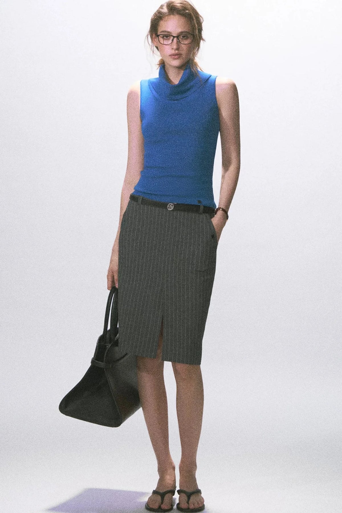Vintage Knitted Scoop Neck Top