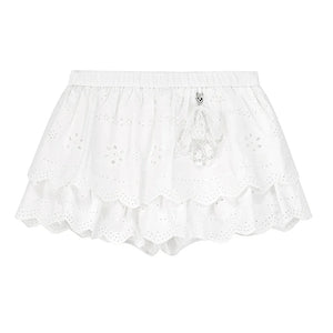 Vintage Lace Flower Asymmetrical Skirt Set-Up
