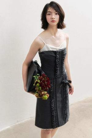Vintage Lace Suspender Skirt Set-Up