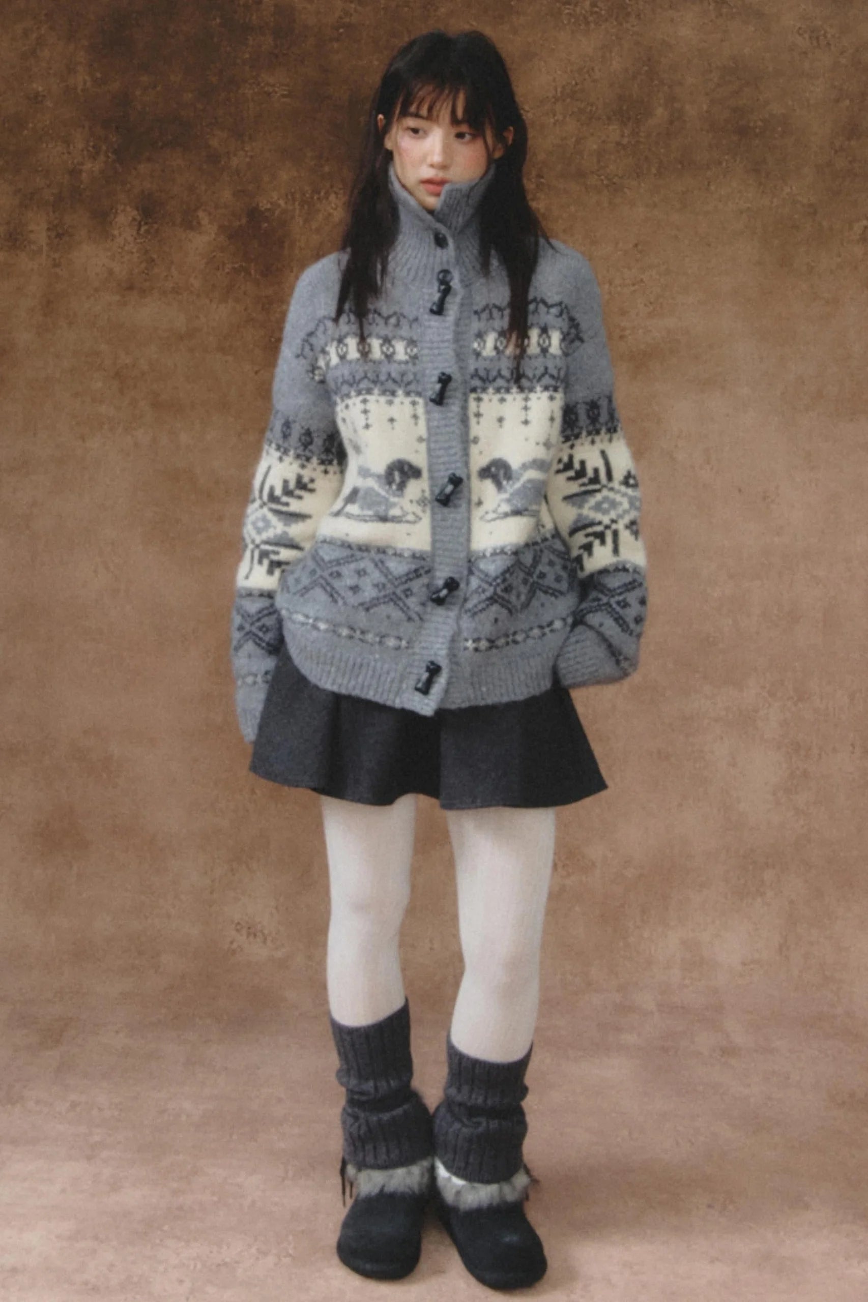 Vintage Lapel Cardigan