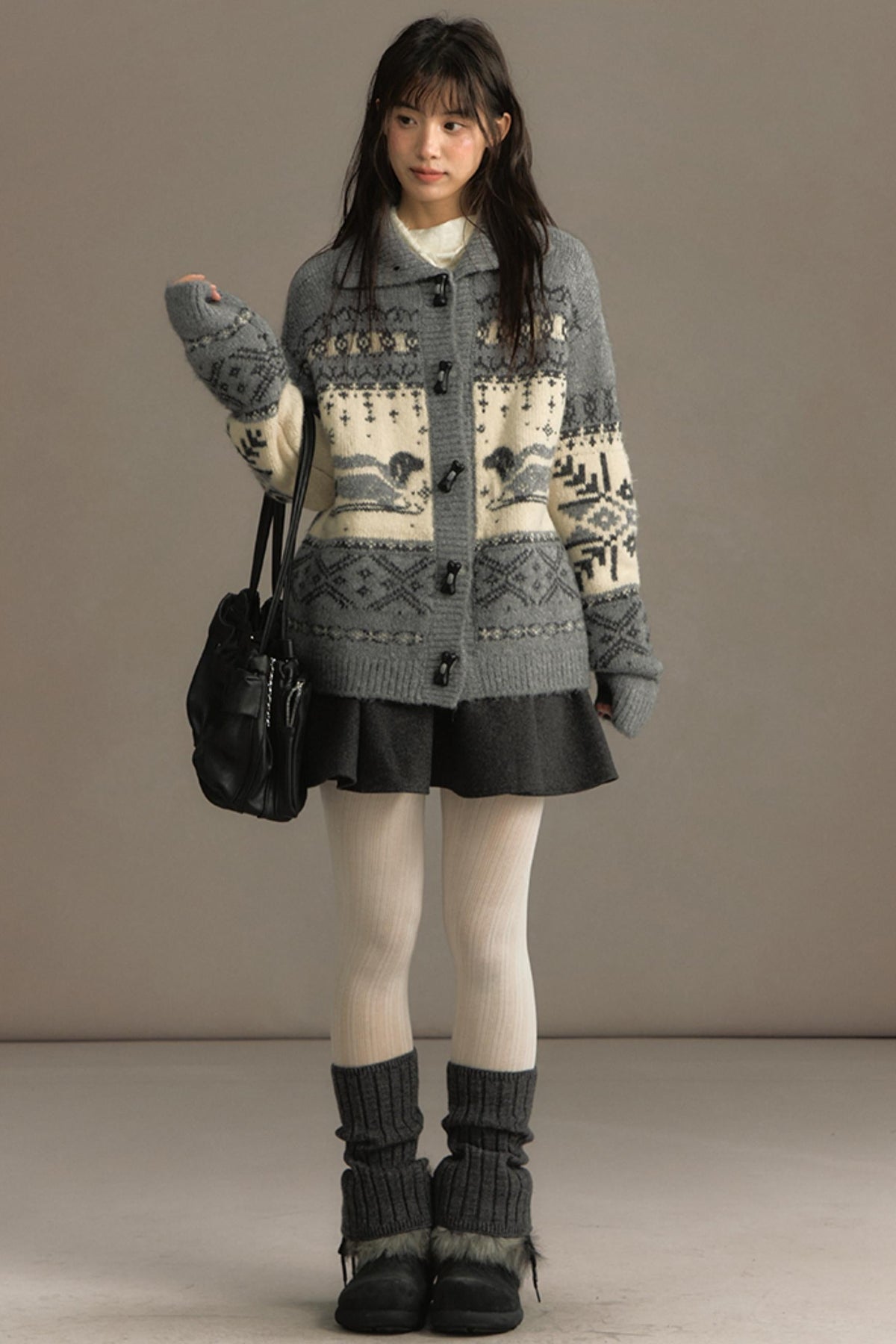 Vintage Lapel Cardigan