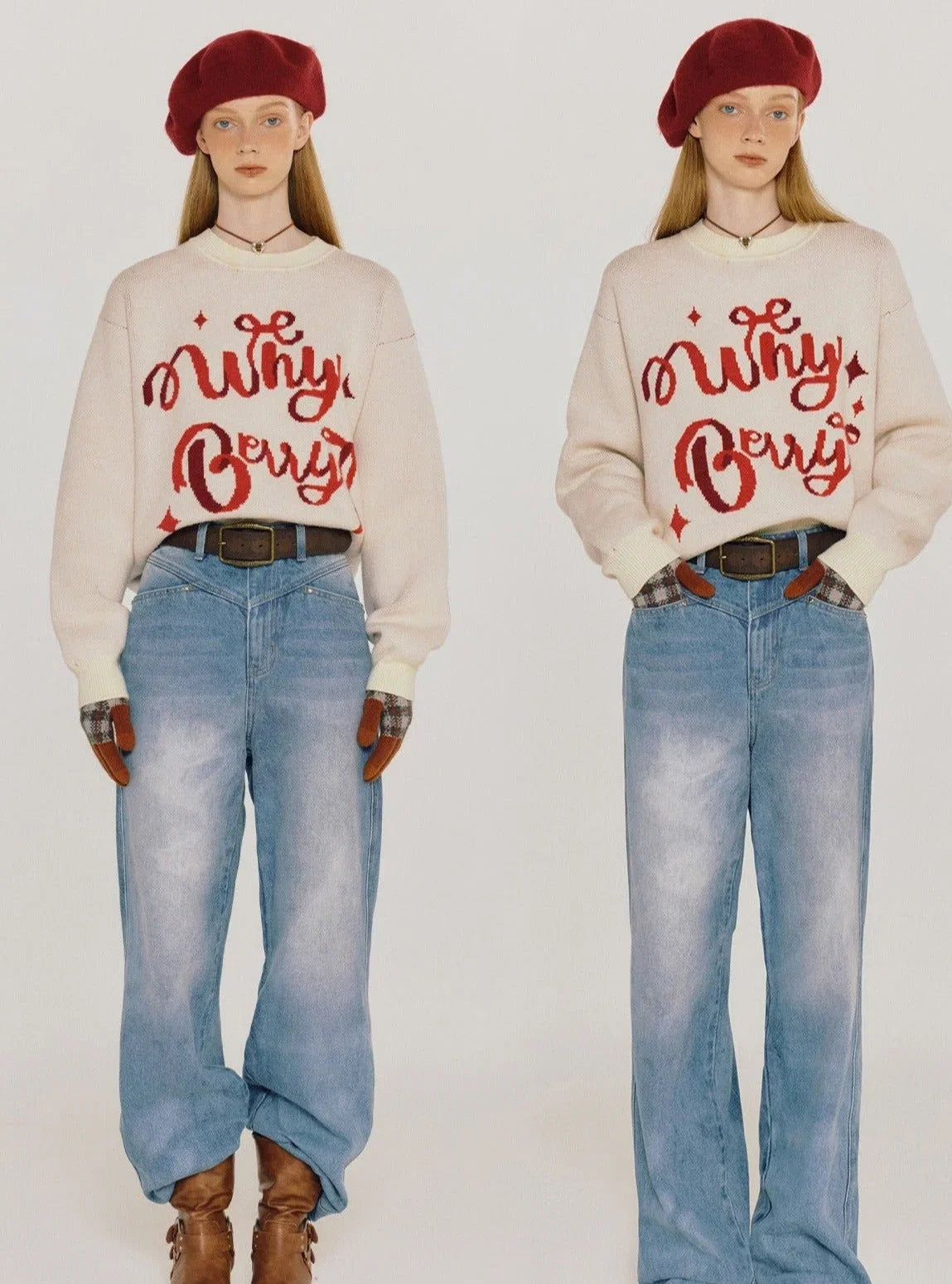 Vintage  Light Blue Straight Leg Jeans Pants