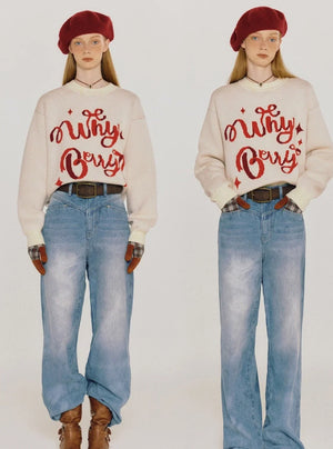 Vintage  Light Blue Straight Leg Jeans Pants