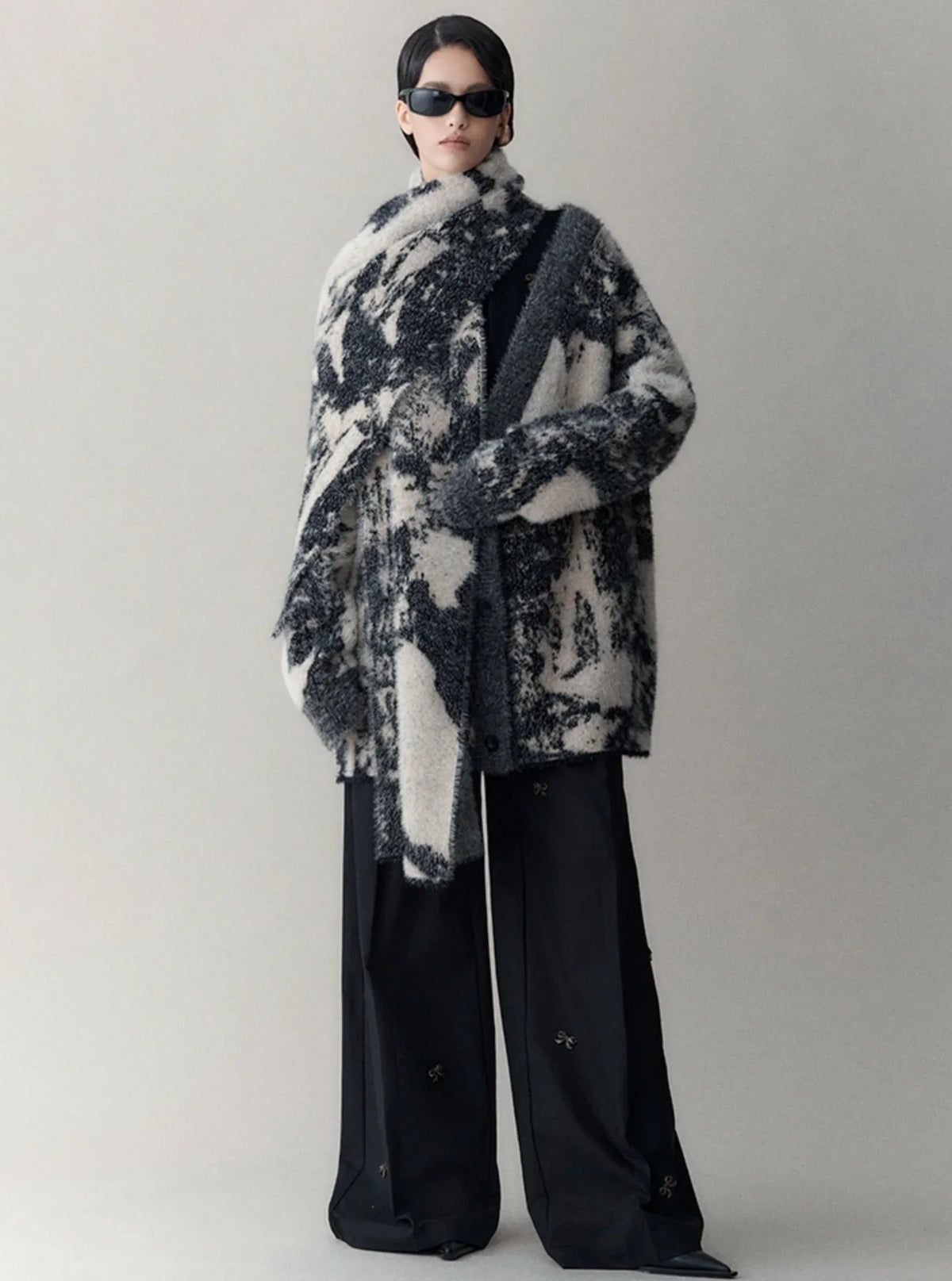 Vintage Loose Sweater Jacket