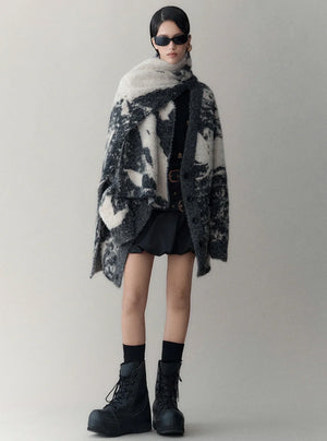 Vintage Loose Sweater Jacket