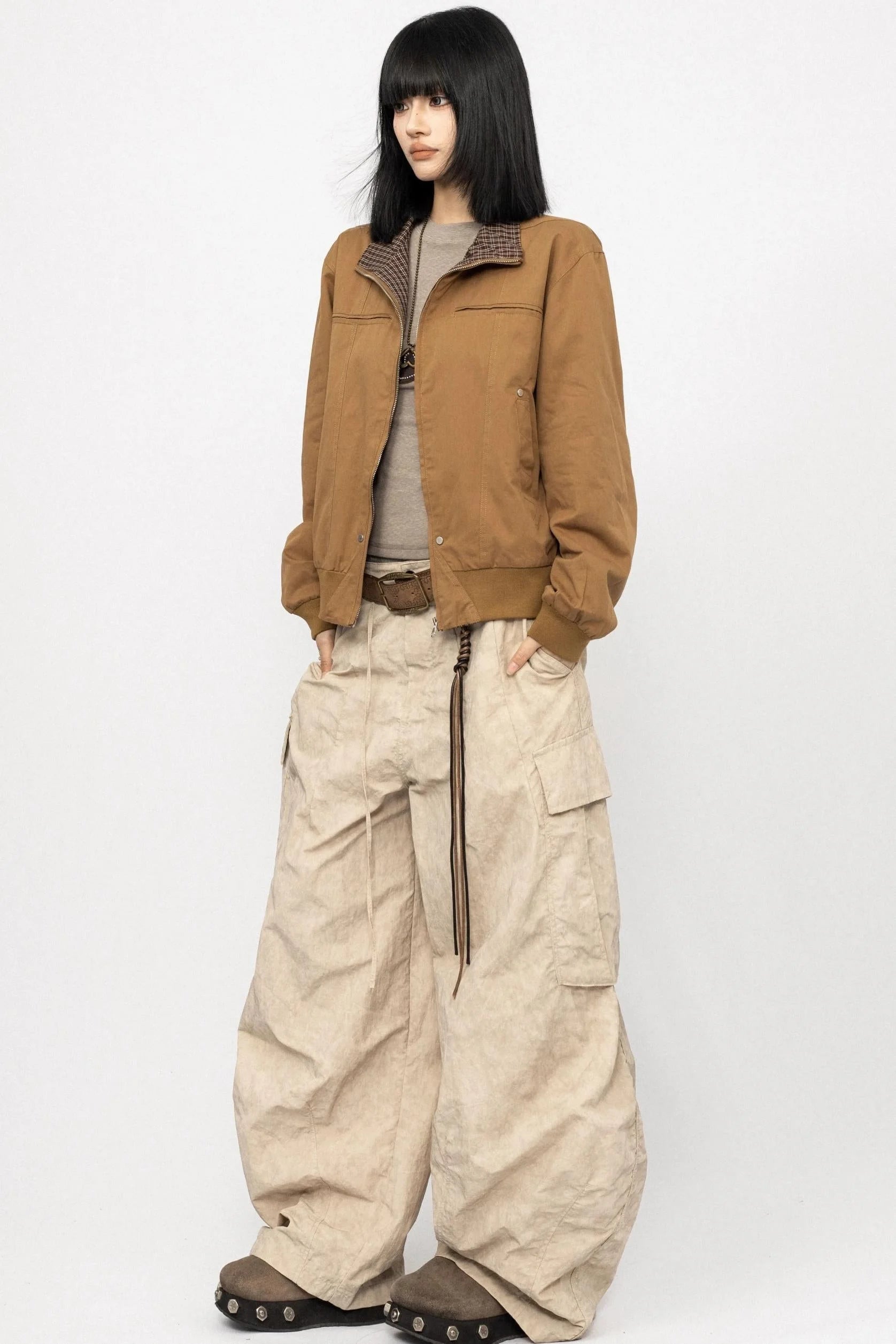 Vintage Patchwork Lapel Jacket
