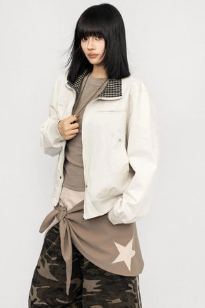 Vintage Patchwork Lapel Jacket