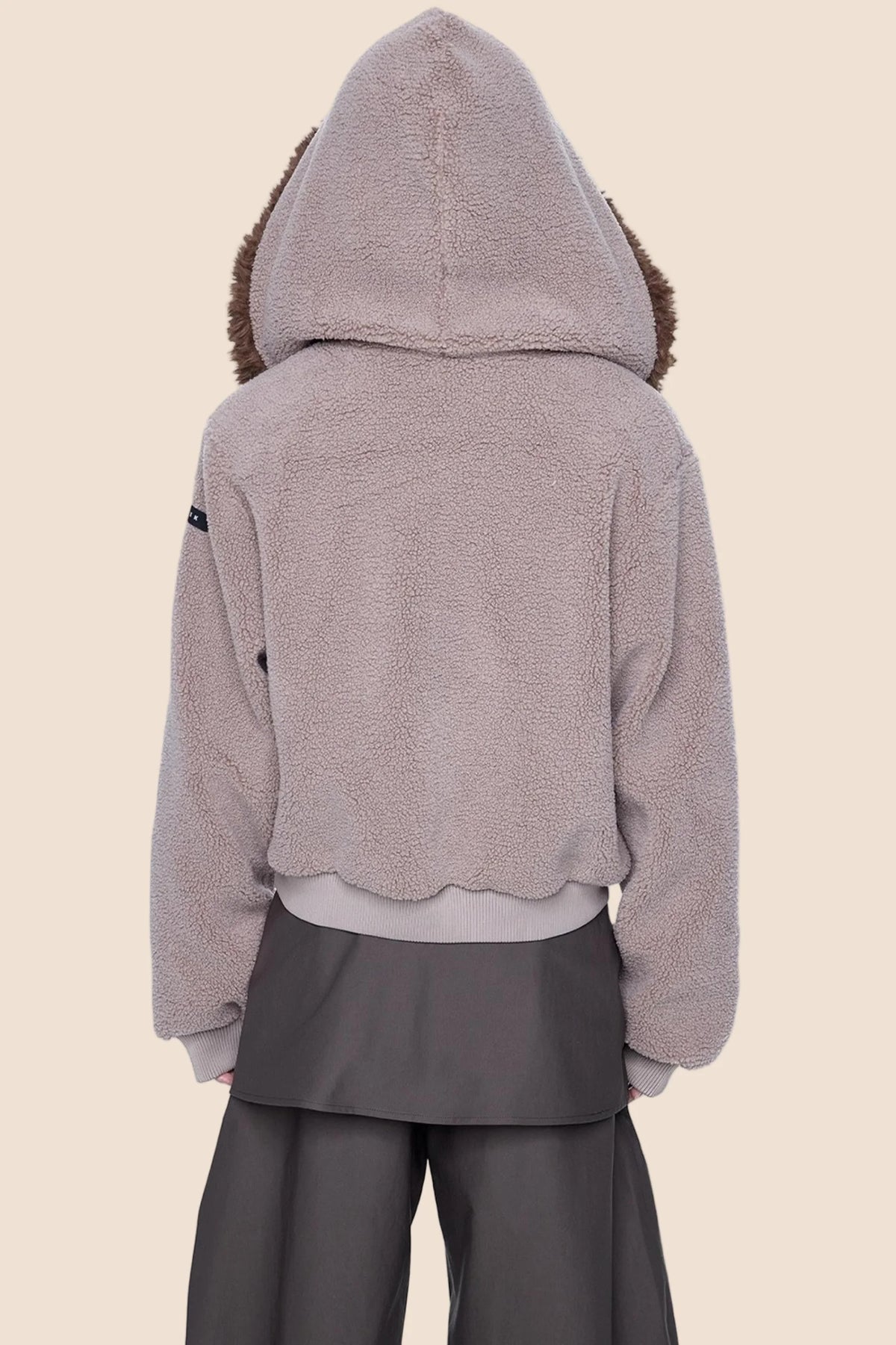 Vintage Polar Fleece Hooded Jacket