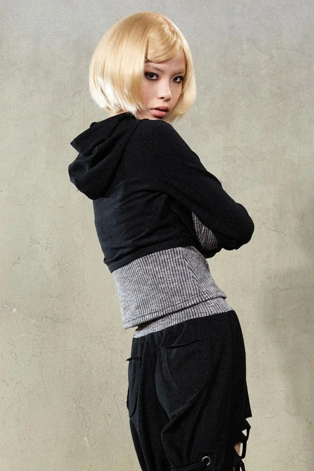Vintage Punk Knit Coat