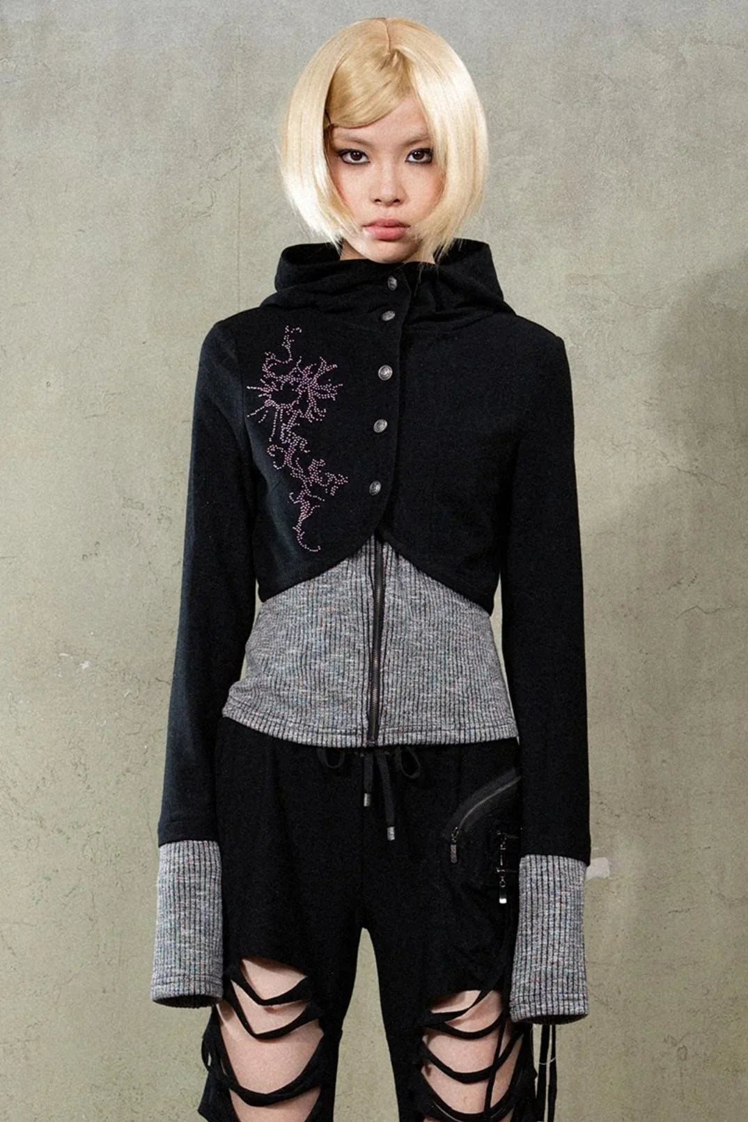 Vintage Punk Knit Coat