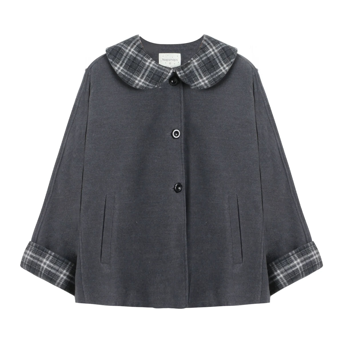 Vintage Puzzle Cloak Jacket