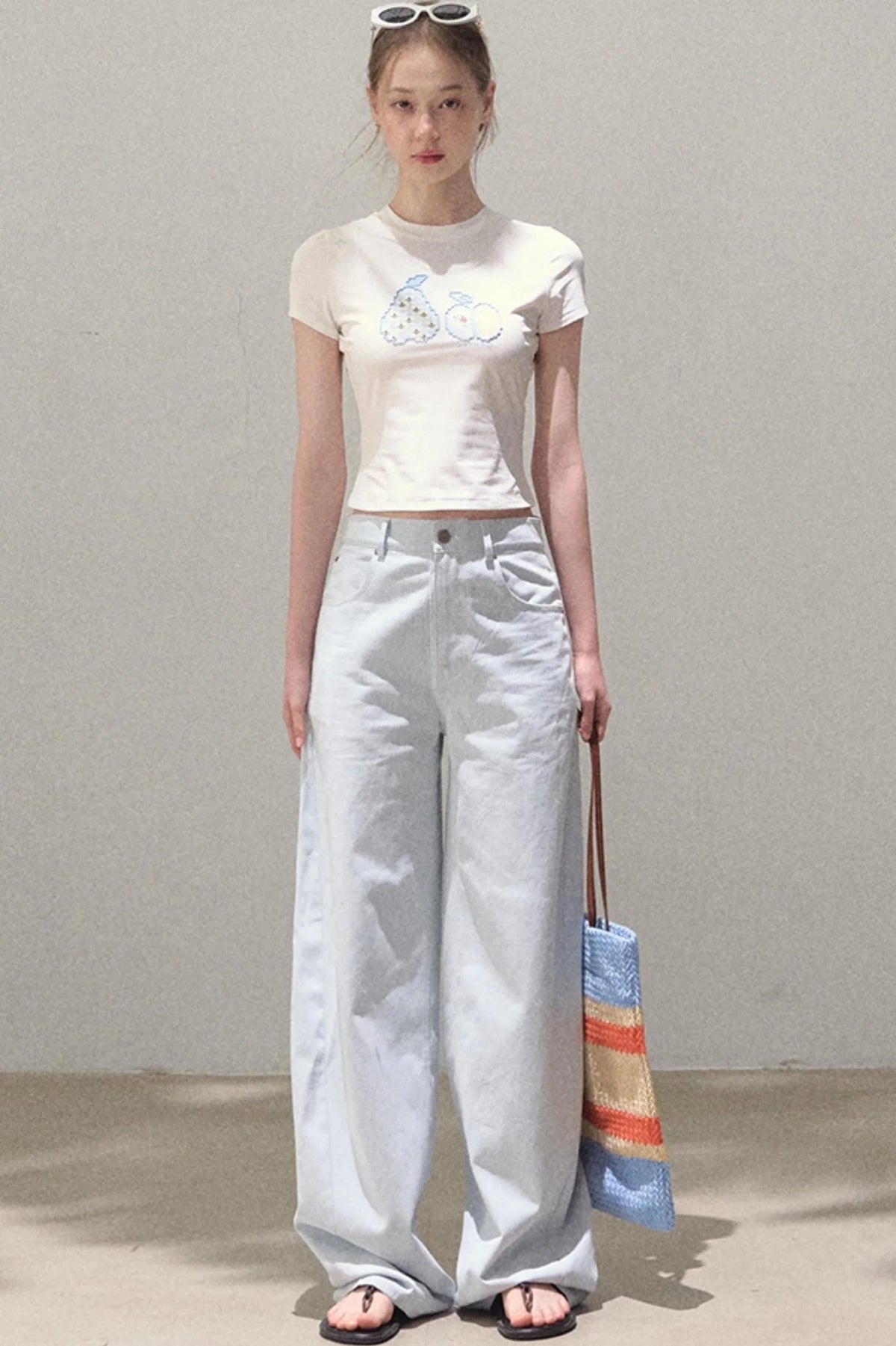 Vintage Rhinestone Halo Jeans
