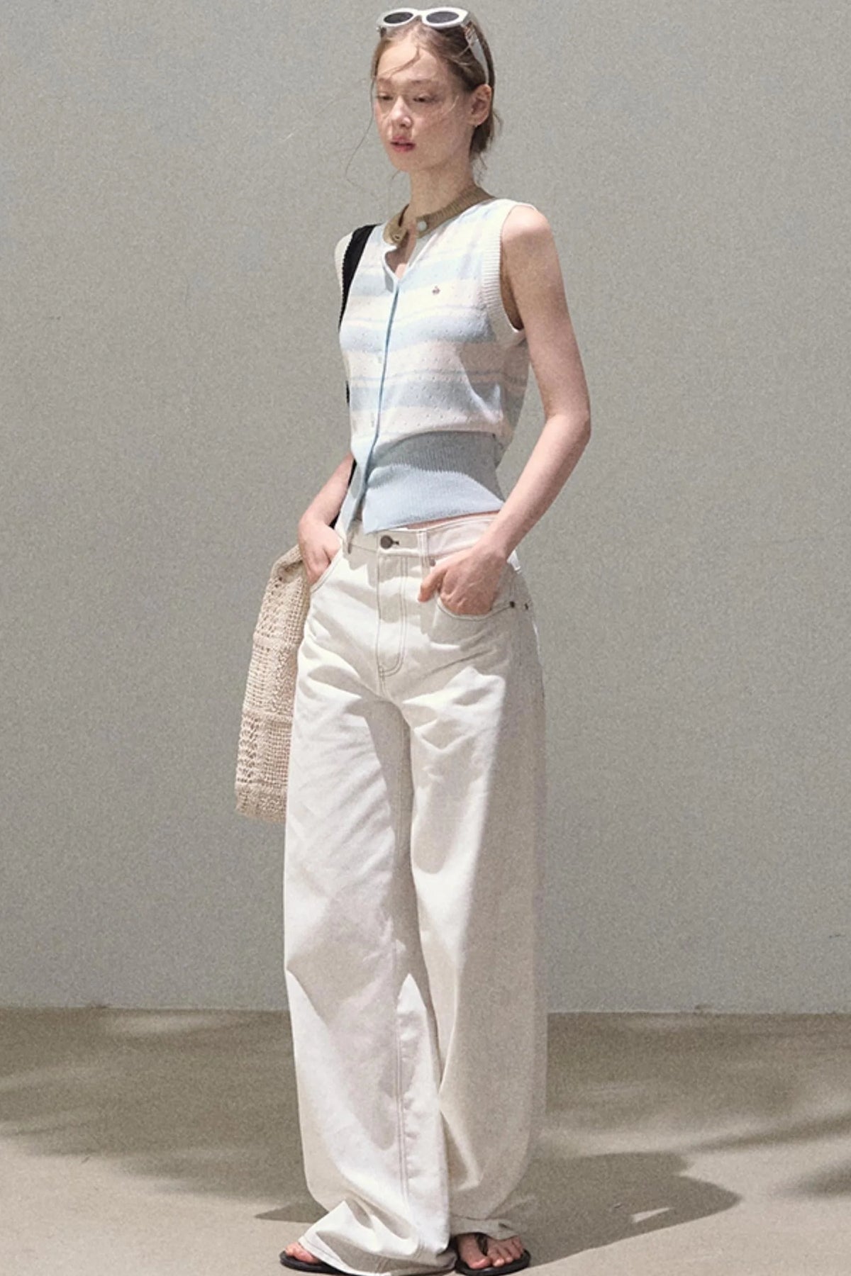 Vintage Rhinestone Halo Jeans