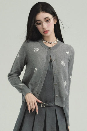 Vintage Rose Knitted Top