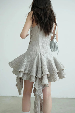 Vintage Ruffle Bloom Dress