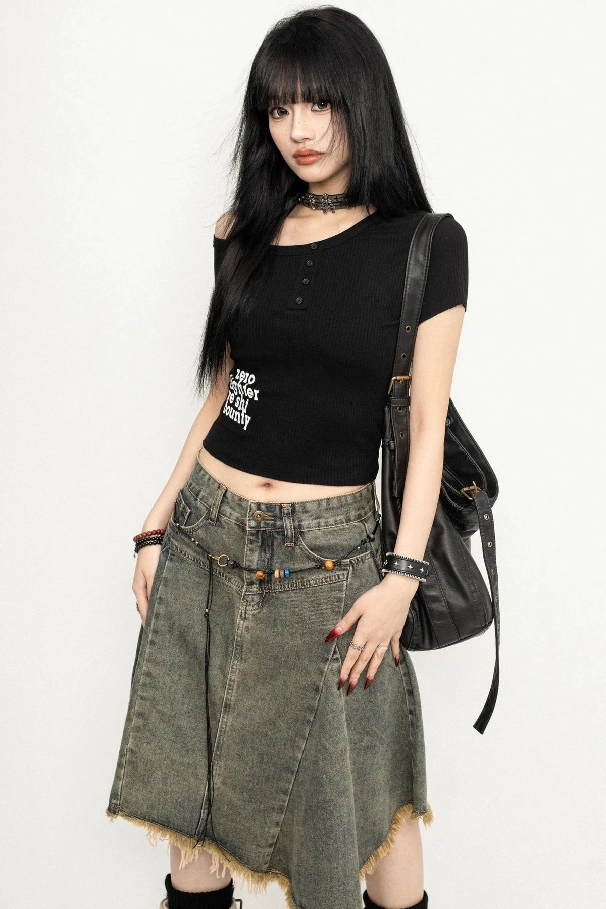 Vintage Shoulder Cut T-Shirt