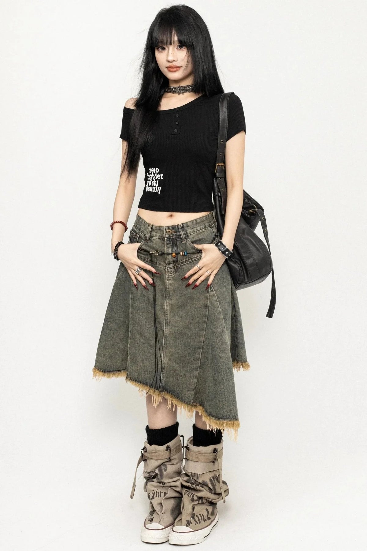 Vintage Shoulder Cut T-Shirt