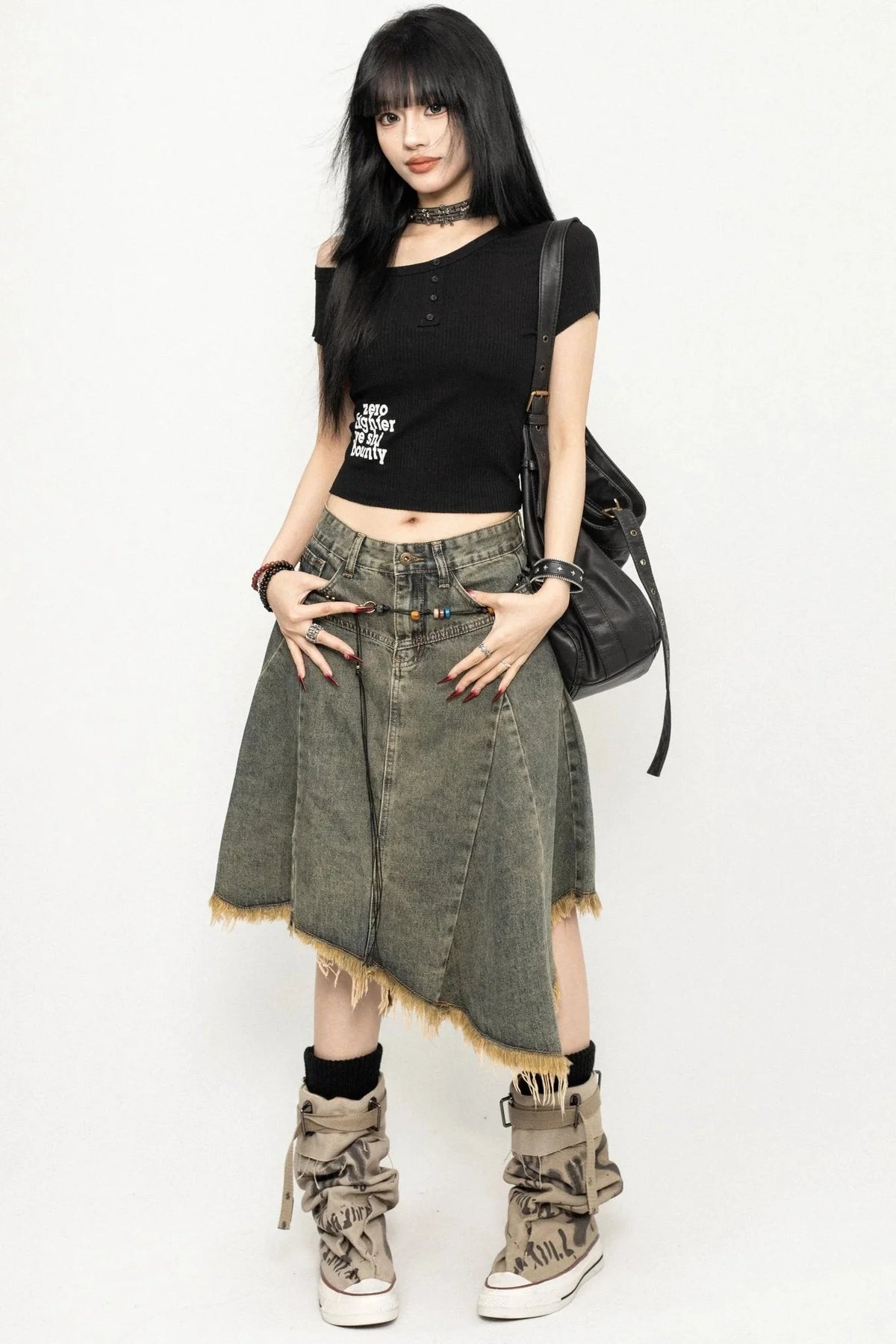 Vintage Shoulder Cut T-Shirt