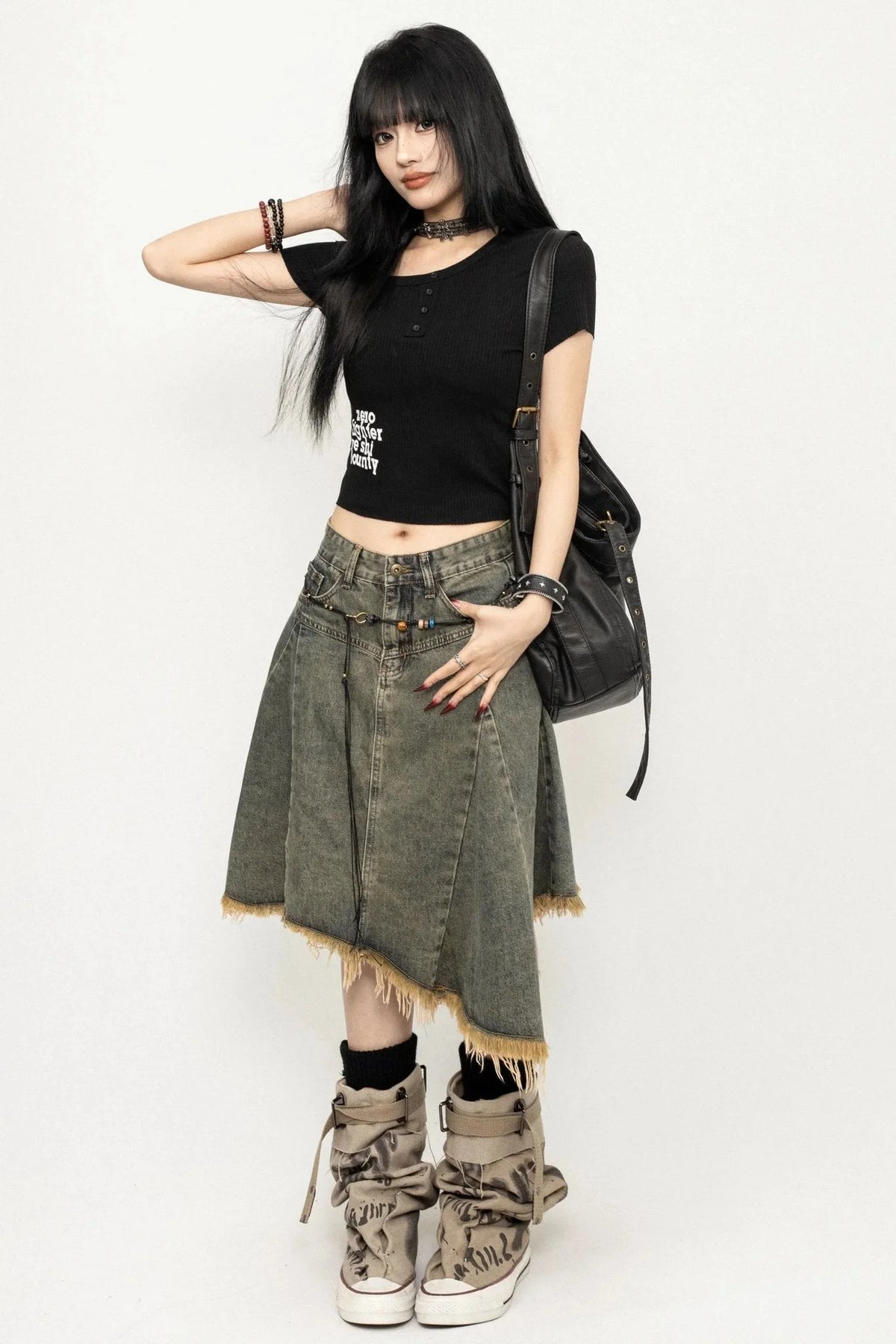 Vintage Shoulder Cut T-Shirt
